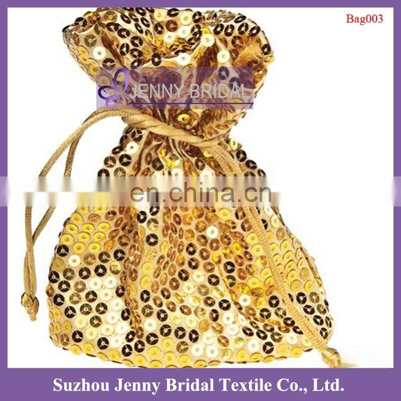 Bag001 cheap christmas decorative sequin luxury gift bags