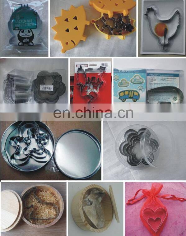 Dog shape stainless steel bulk cookie cutters