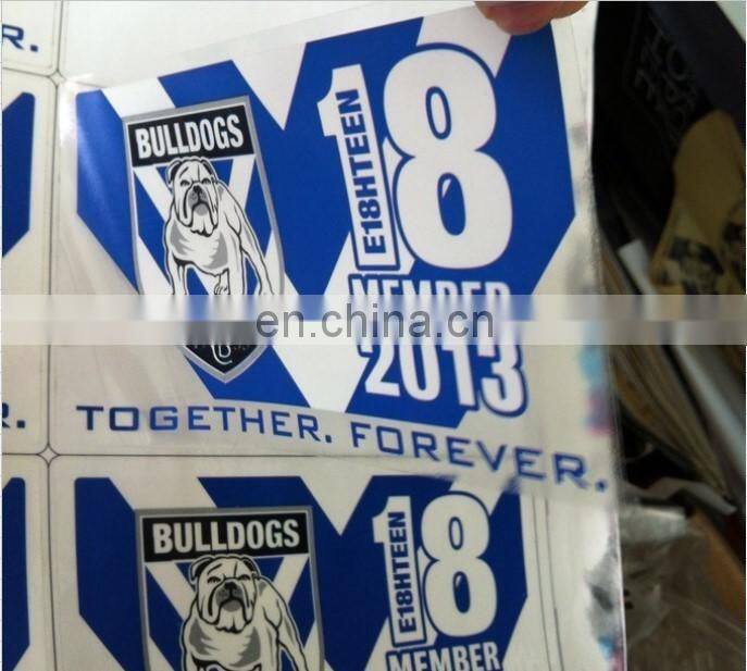 super quality cheap price high resolution full car bumper sticker