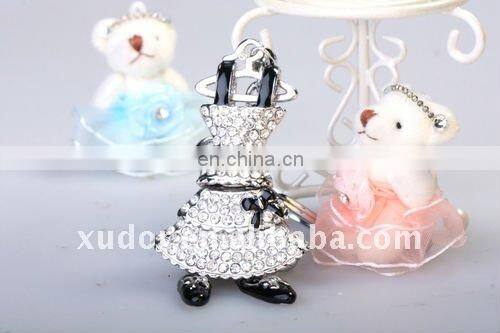 CRYSTAL CLOTH KEY CHAIN FOR GIRLS