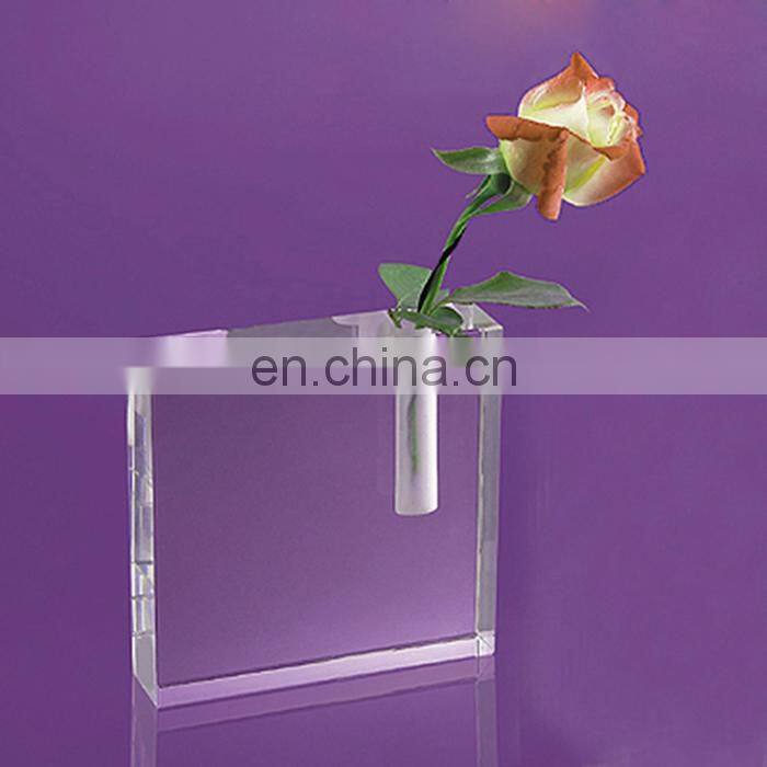Best sales artificial beautiful plastic tube vase