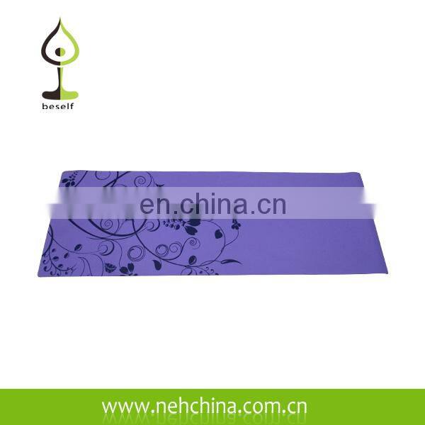 Custom Print Double Layer Anti-Slip TPE PVC yoga mat