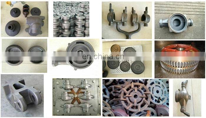 Metal pipe fitting iron foundry sand auto molding machine