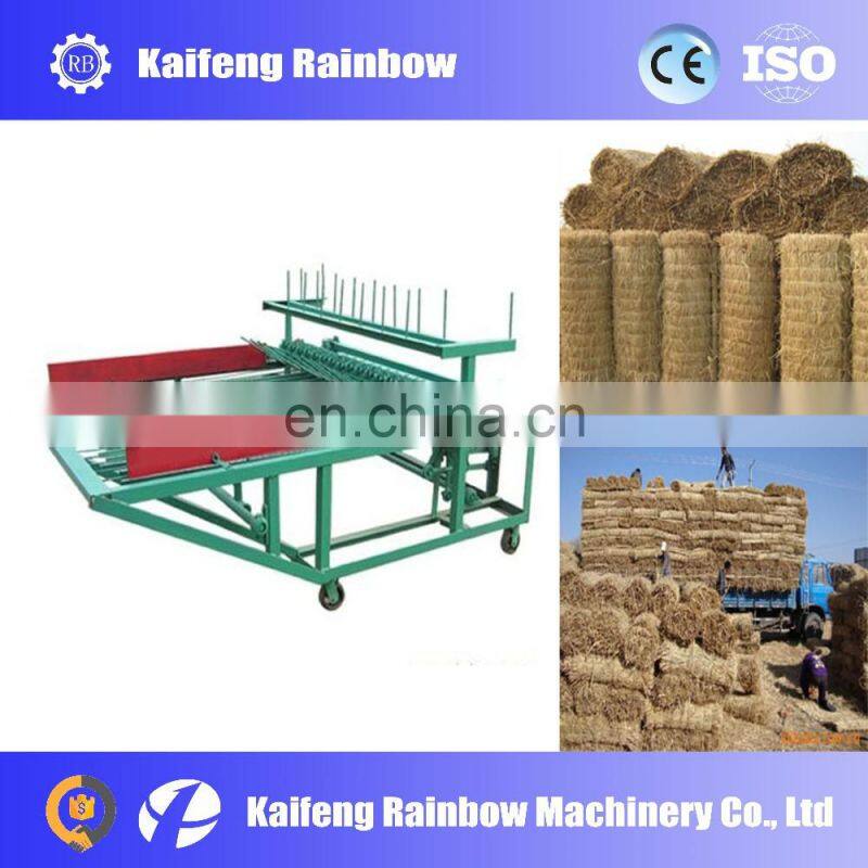 Industrial automatic Straw knitting machine Shed straw mat braiding machine For sale