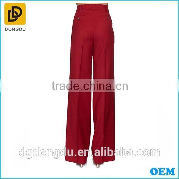 Fashion Casual Design Custom Wholesale Cheap Lady Loose Trousers