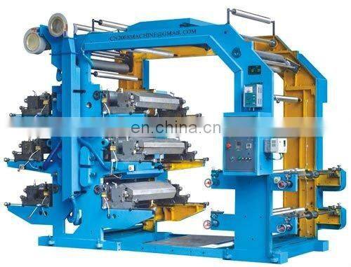 Six color plastic bag printer