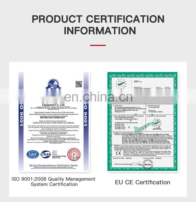 Wholesales Pendulum Impact Testing Machine from Trustable Factory with 300J