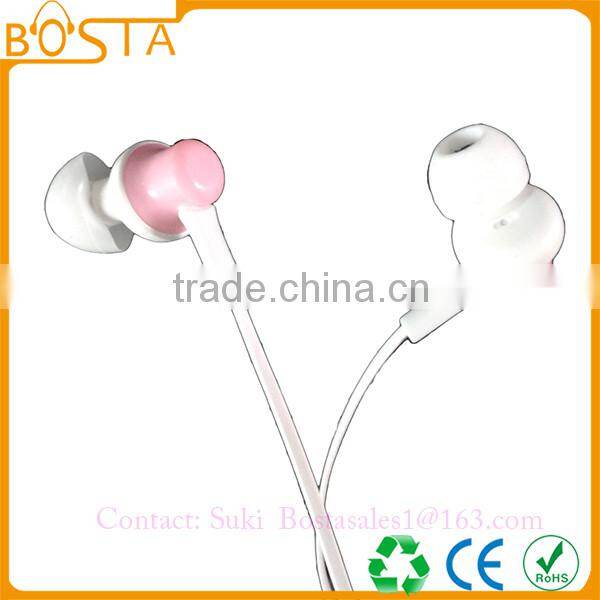 2016 wholesale outdoor high quality handsfree wired stereo cheap earphones