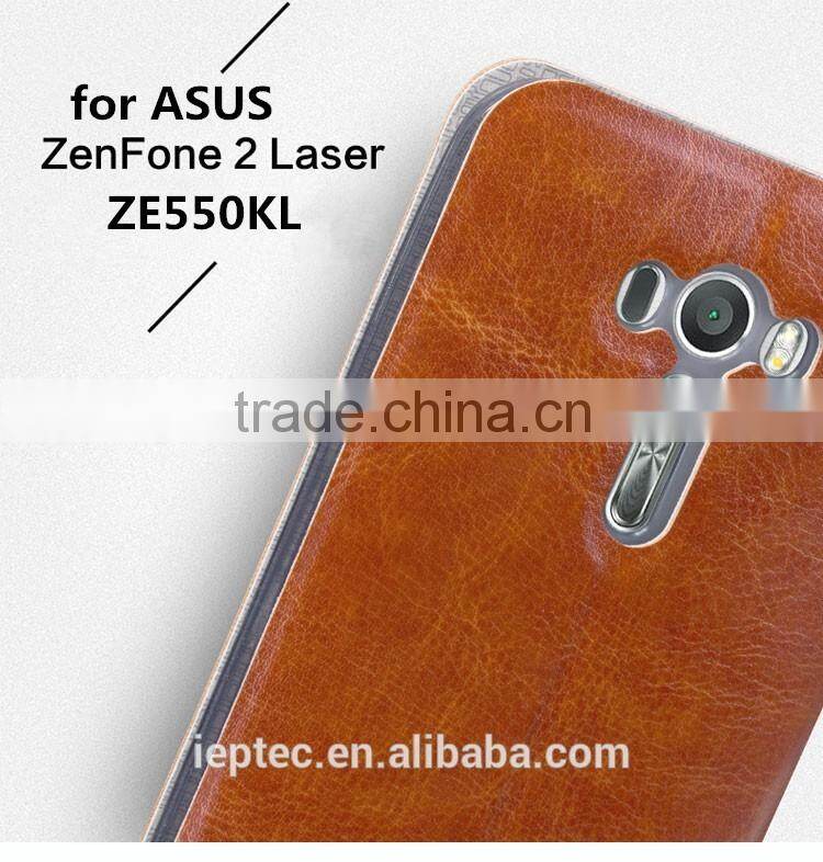 MOFi RUI Series PU Leather Flip Case Cover for ASUS ZenFone 2 Laser, ASUS ZE550KL, TPU Back Cover