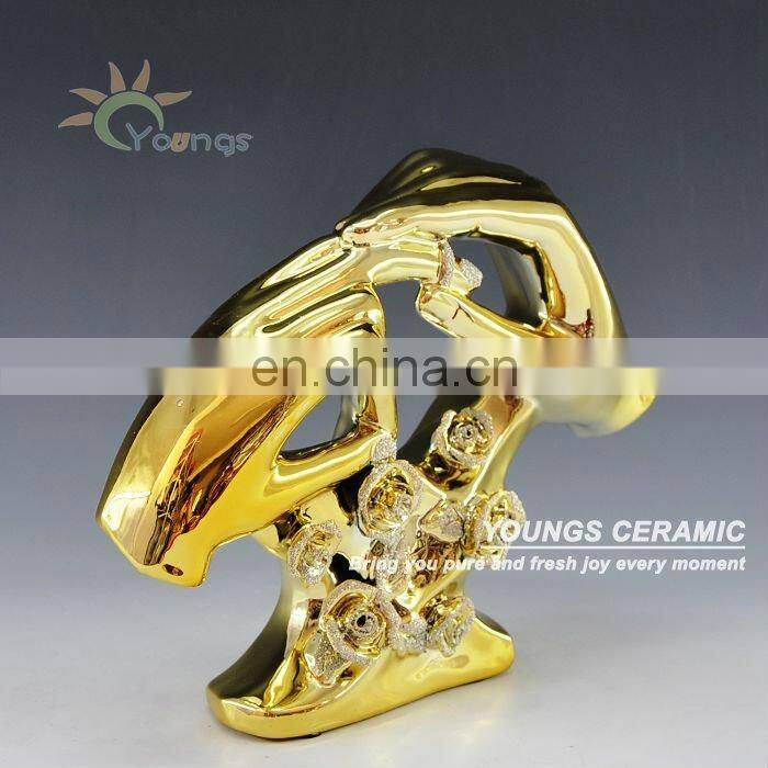 Nice Chinese Hand painted Ceramic Art Decorative Craft Display for House