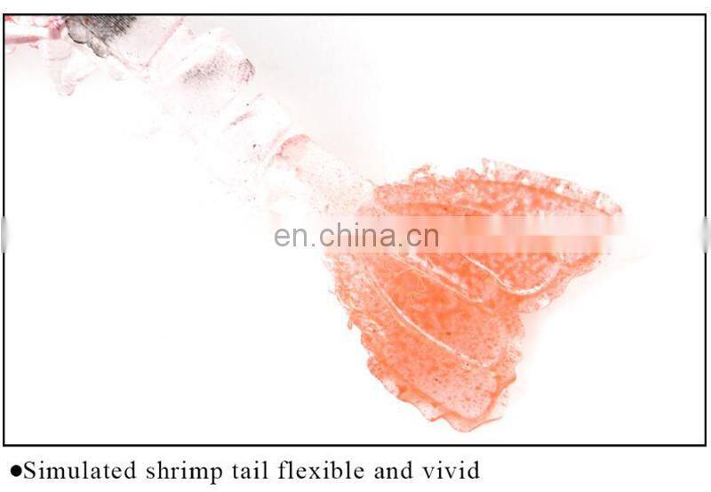 Amazon 7/10cm New Style Soft Fishing Lure Popular Wholesale Luminous Eyes Shrimp Bait With Jig Hook