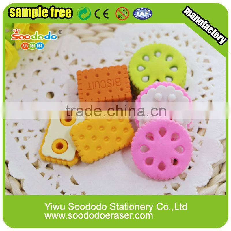 Novelty Eraser Western Food Shaped