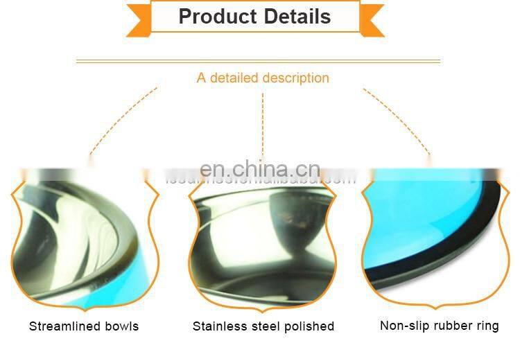 Personalized Anti Slip Stainless Steel Pet Dog Feeding Bowl, Perfect Dish for Dog Puppy Cat and Kitten