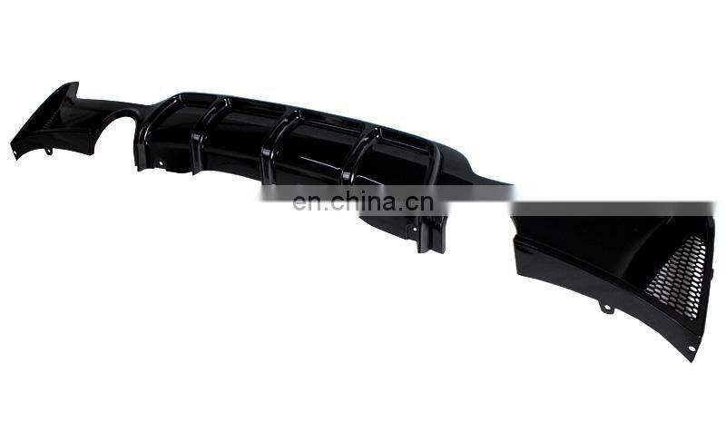 ABS material diffuser Dual tips rear bumper diffuser for BMW 4 series F32 F33 F36 M sport 2014-2019