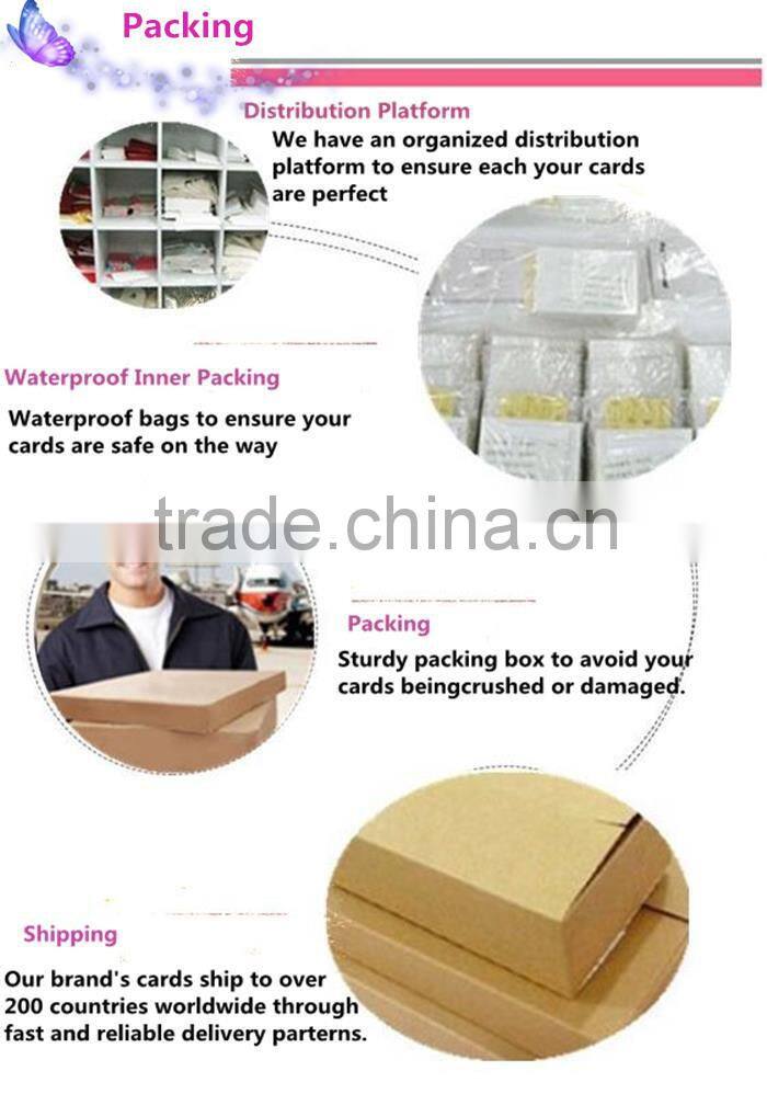 New 2016 Novelty Emboss Love Design Wood Wedding Invitation Cards