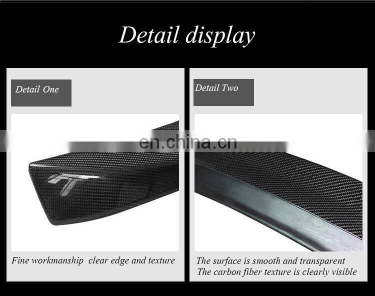 Runde Universal Auto Accessories AC Style Carbon Fiber Material Rear Spoiler Wing for 2011-2017 BMW 5 Series F10 F18 spoiler