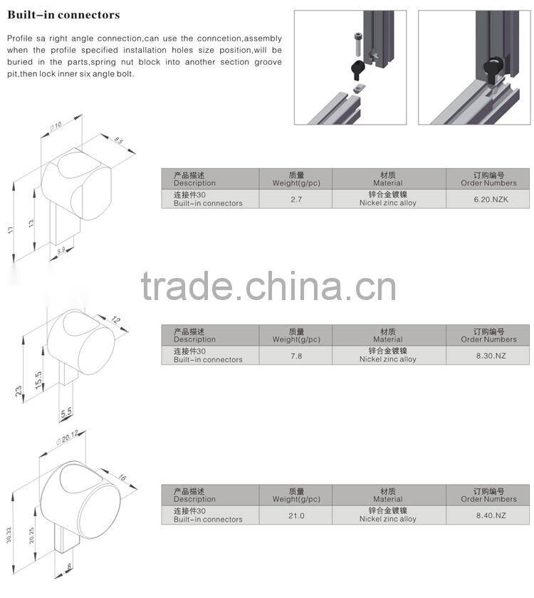 Factory Price Built In Connectors 30