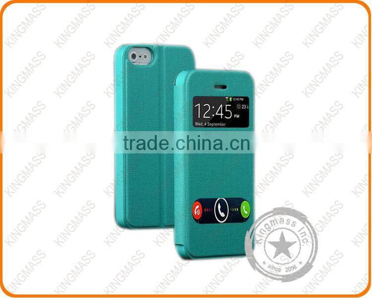 2 in 1 leather case for iphone5 5s with phone stand