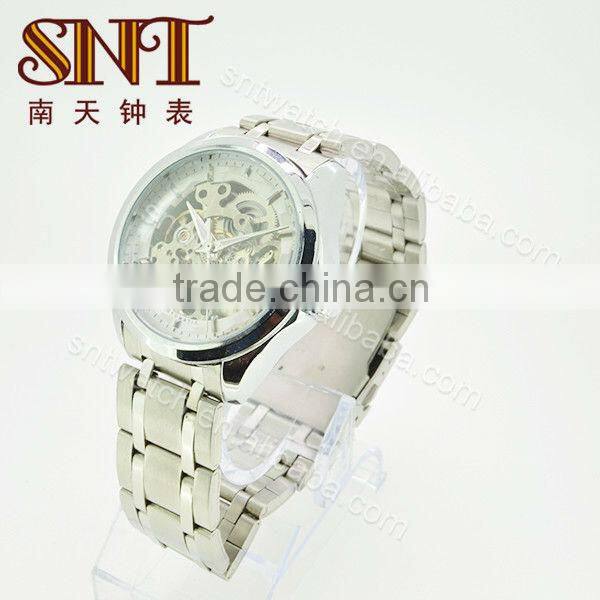 SNT-ME060 automatic skeleton mechanical mens watch mens stylish hand watches