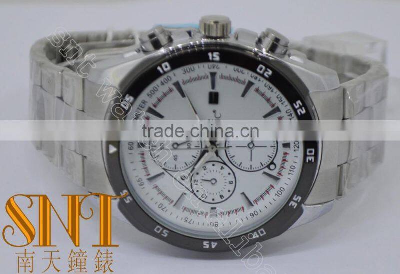 SNT-LA113 New Fashion Matte White Sunray Dial, High Quality Stainless Steel Watch