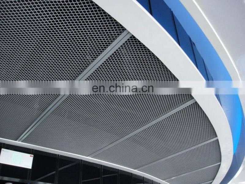 Ceiling tiles decorative mesh plate metal aluminum mesh ceiling tiles