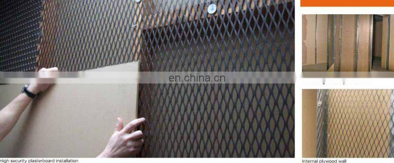 Best price high-security grill galvanized coated expanded metal wire mesh fence