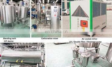 Automatic canning filling sealing machine beer carbonated drink tin can production line