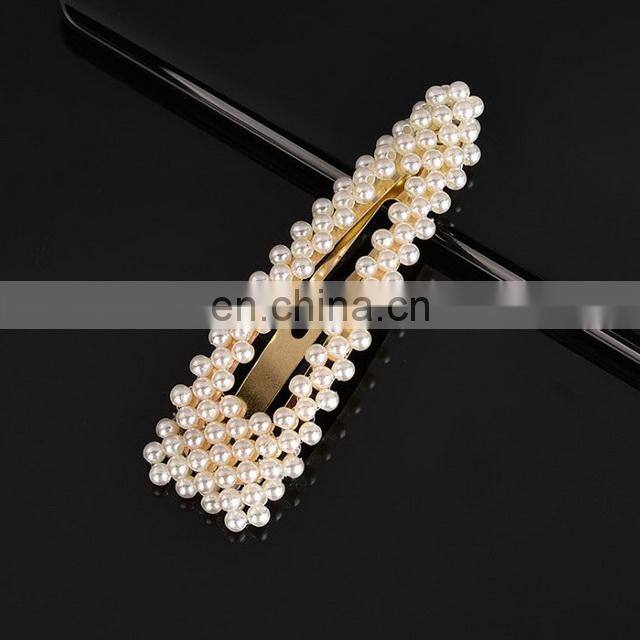 2022 Newest Design Fashionable Hairpins Pearl Hair Clips for Girls Accessories