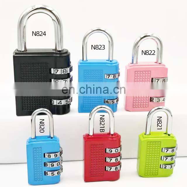Promotional Travel Luggage Padlock Gym Lock 4 Digital Combination Lockers For Gym Padlock
