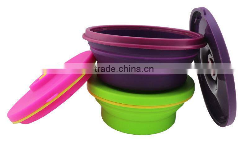 100% Pure FDA LFGB Silicone Pet Food Storage Containers