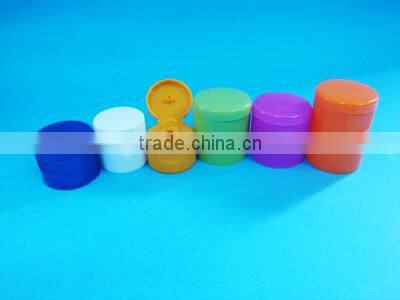 28mm Oval shape food grade flip top cap with silicone valve for honey, snap on flip top cap with plug seal