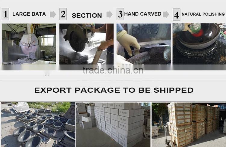 Newest Design Polished Marble Bathroom Beige Sink For Sale