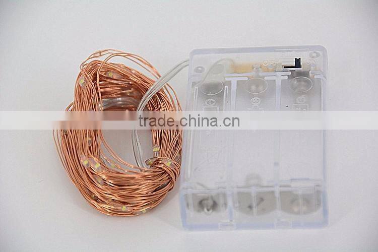 4.5V 3*A Battery Powered Micro led Copper Wire Led String Lights