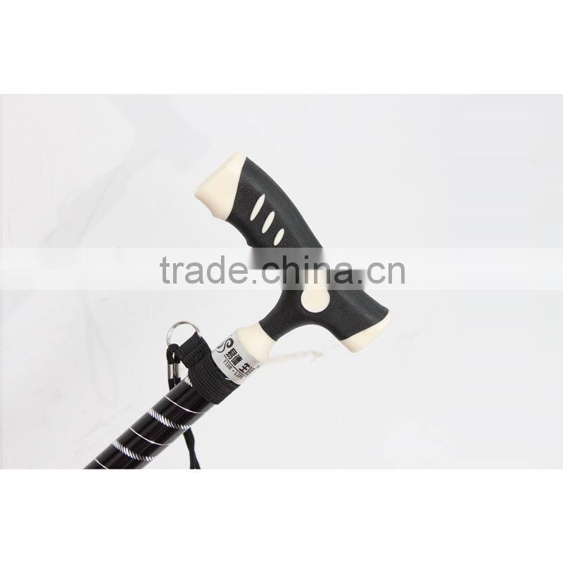 3 legged new brand T grip aluminum alloy anti shock elderly walking stick