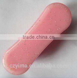 soft surface horse face brush with glitter bristle