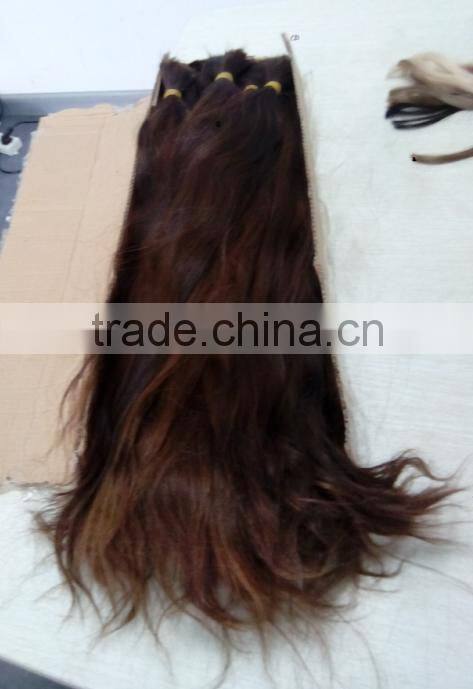 100% human hair unprocessed virgin hair silky no tangle