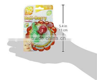 BPA Free Red Silicone Baby Berry Teether Wholesale