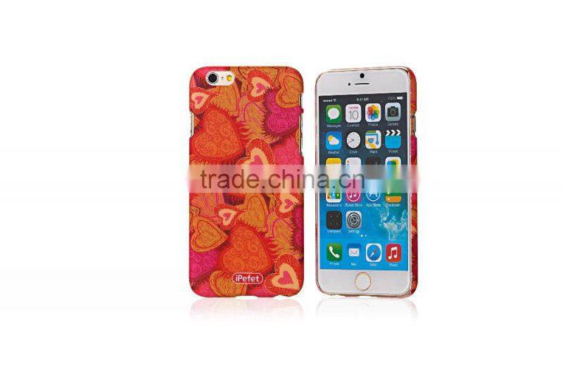 High Quality TPU Phone Case with UV Flower Printing for Girls