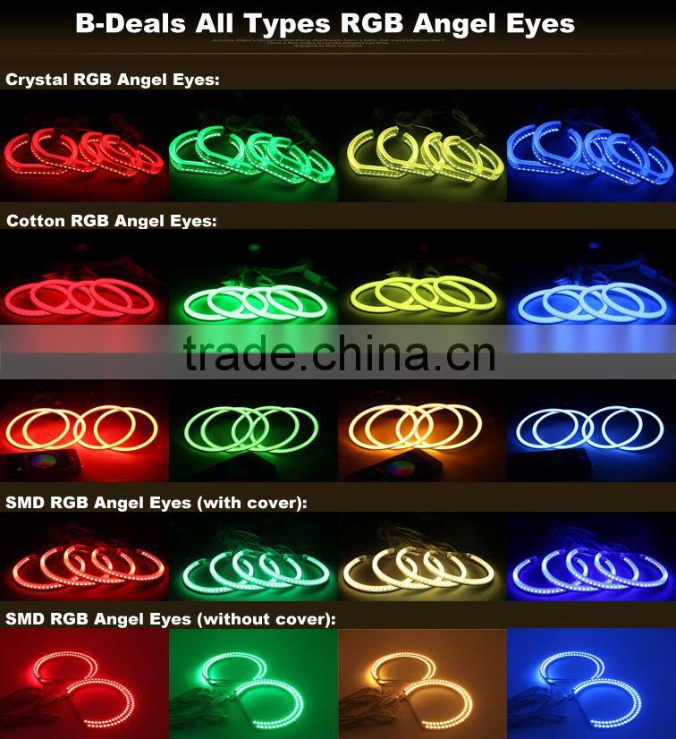 wifi remote RGB led angel eyes color changing angel eyes for bmw e36 e39 e46