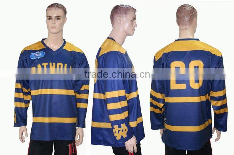 custom sublimation ice hockey wear for team ice hockey