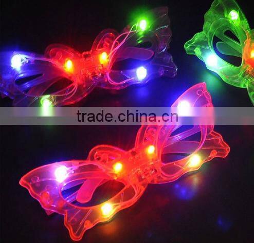 Funny Eyeglasses with Blinking Led Light Up Flashing Carnival Costumes Cosplay Accessories Fun Gifts disco