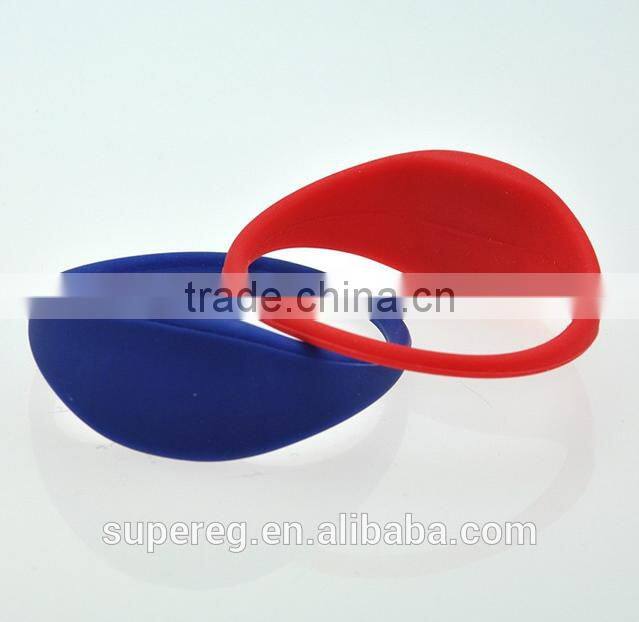 Color 125khz Rfid Waterproof Proximity ID Card EM card RFID wristbands bracelets and wrist band ID TK4100 silicone id wristband