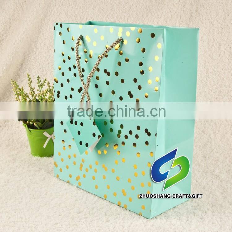 Wholesale custom paper shopping bag, gift paper bag
