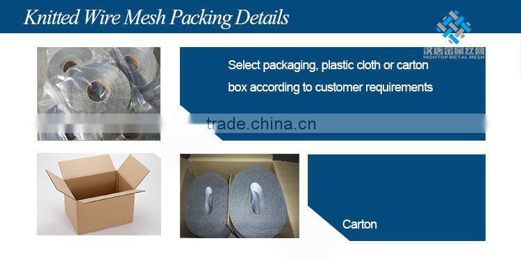 Alibaba Cheap Gas And Liquid Copper Knitted Wire Mesh