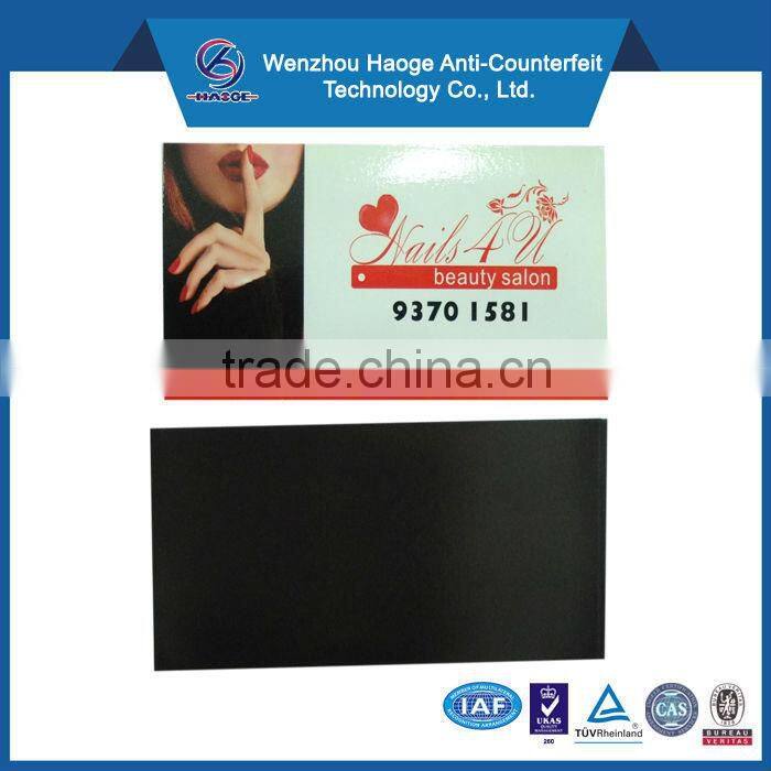 Custom wholesale business card magnet, magnetic advertising business cards,fridge magnet business card