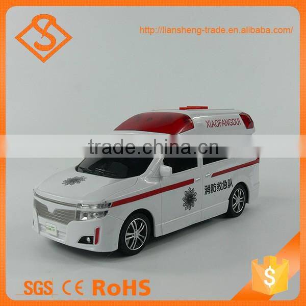 Intelligent durable plastic mini ambulance car toys for kids