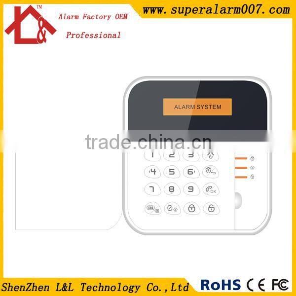 Newer LCD Keyfob alarm system security protection your home safe L&L-X6