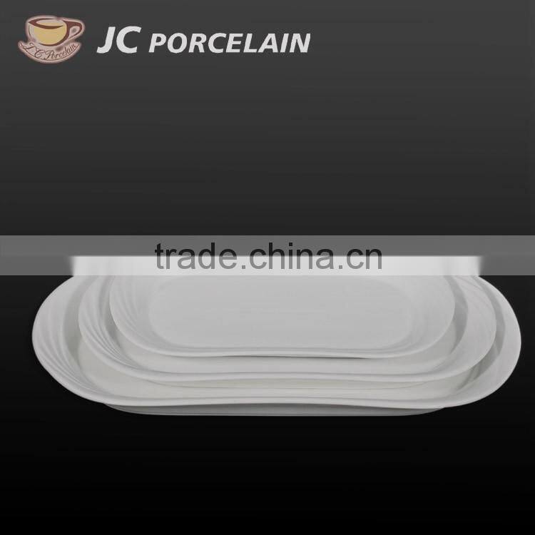 2016 fashion wholesale ceramic plain with plate