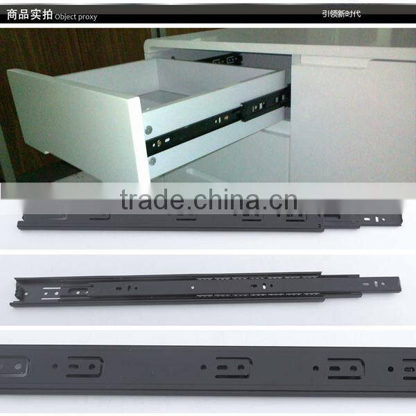 42mm 3 fold drawer slide/desk drawer rails/tool box drawer slides