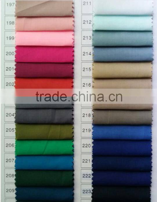 T/C plain cotton cloth shirt fabrics